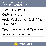 My Wishlist - frolovanatasha