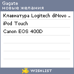 My Wishlist - gagate