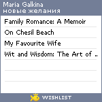 My Wishlist - galma777