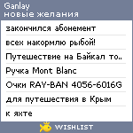 My Wishlist - ganlay