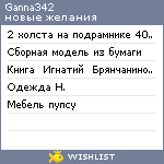 My Wishlist - ganna342
