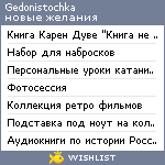 My Wishlist - gedonistochka