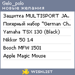 My Wishlist - gelo_polo