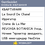 My Wishlist - gentleviolet
