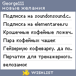 My Wishlist - george111