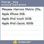 My Wishlist - george_jung