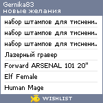 My Wishlist - gernika83