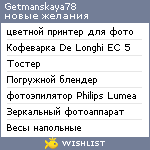 My Wishlist - getmanskaya78