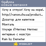 My Wishlist - ggallynna