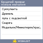 My Wishlist - ghost0071