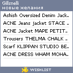 My Wishlist - gillsnelli