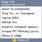 My Wishlist - ginger740