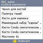 My Wishlist - girl_avinni