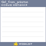 My Wishlist - girl_from_prinston