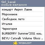 My Wishlist - girl_kawaii