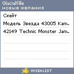 My Wishlist - glacialfille