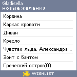 My Wishlist - gladisella