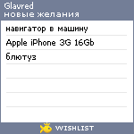 My Wishlist - glavred