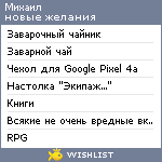 My Wishlist - glukhikh