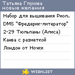 My Wishlist - glushonok