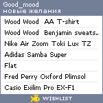 My Wishlist - good_mood