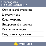 My Wishlist - goodragazza