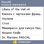 My Wishlist - gooodd