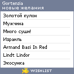 My Wishlist - gortenzia