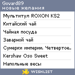 My Wishlist - govard89