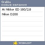 My Wishlist - grabba