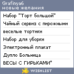 My Wishlist - grafinya6