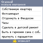 My Wishlist - grasevall