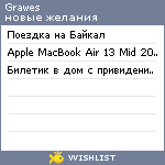 My Wishlist - grawes