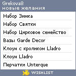 My Wishlist - grekova8