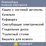 My Wishlist - gremuchaya