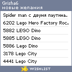 My Wishlist - grisha6