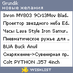 My Wishlist - grundik