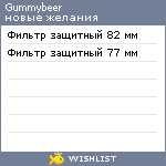 My Wishlist - gummybeer