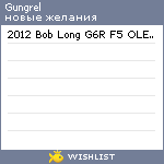 My Wishlist - gungrel