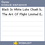 My Wishlist - gurev