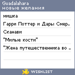 My Wishlist - gvadalahara