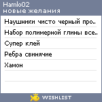 My Wishlist - hamlo02