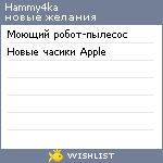 My Wishlist - hammy4ka