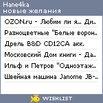 My Wishlist - hane4ka