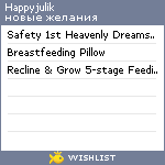 My Wishlist - happyjulik