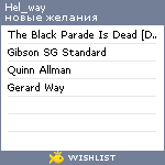 My Wishlist - hel_way