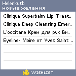 My Wishlist - helenkutb