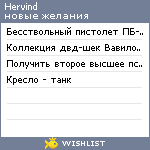 My Wishlist - hervind