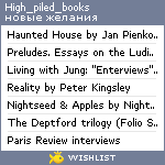 My Wishlist - high_piled_books