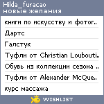 My Wishlist - hilda_furacao